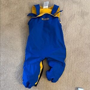 Columbia Kids' Blue and Gold Snowsuit 2T